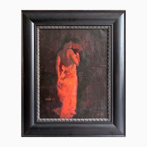 Shamsi Ali, The First Kiss, 2008, Acrylic on Canvas