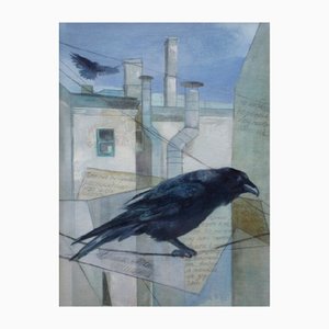 Ivdra Antra, Raven, 2008, Olio su tela