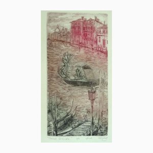 Jekaterina Gryazeva, Grand Canal de Venise, 2015, Eau-forte