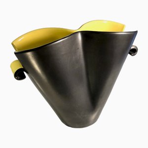 Freiform Keramikvase von Elchinger, Frankreich, 1950er