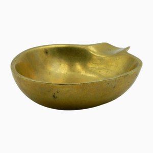 Posacenere vintage in ottone di Carl Auböck per Werkstätte Carl Auböck