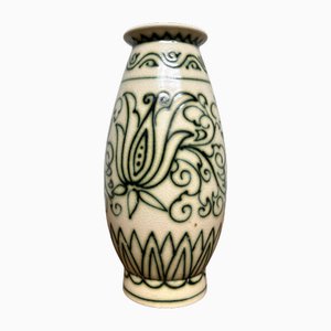 Ikebana Blumenvase aus Keramik von Mitsuhiro Yamazaki, 1950er