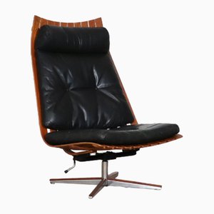 Sillón giratorio Scandia de Hans Brattrud para Hove Mobler, Noruega 1957