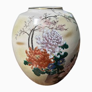 Vaso Kutani Ikebana, Giappone, anni '70