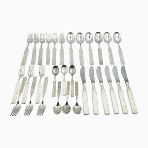 Austrian 30-Piece Cutlery by Peter Hagenauer, Set of 30
