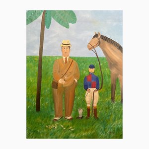 Horacio Sosa Cordero, El Ganador, 1981, Öl auf Leinwand