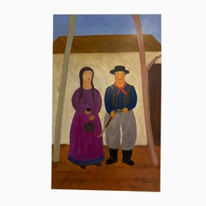 Horacio Sosa Cordero, Los Gauchitos, 1983, Oil on Canvas