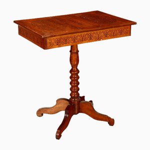 Tavolino da caffè Carlo X intarsiato