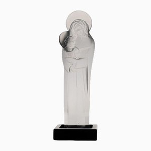 Virgen con el niño de Lalique, Francia, 1956