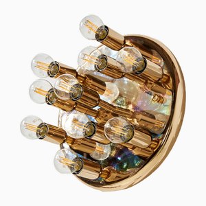 Messing Wandlampe von Orion, 1980er