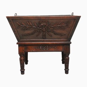 18th Century French Walnut Wine Cooler, 1770s
