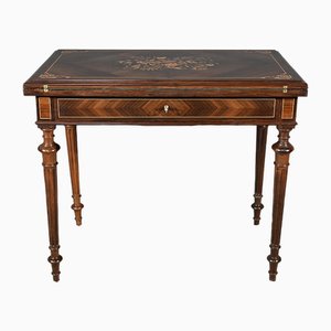 Mesa System de marquetería de estilo Luis Xvi, de finales del siglo XIX
