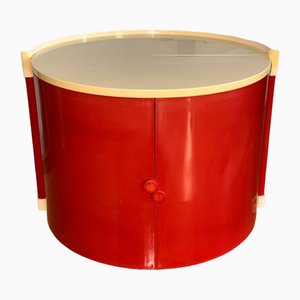 Space Age Table Toiletries Makeup Box with Mirror, Italy, 1970s