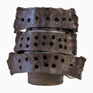Brutalist Ceramic Lamp, 1970s