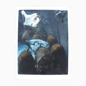 Rafal Strent, Hommage a J'al, Etching on Paper, 1999