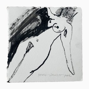 Marta Wakula, Desnuda, Dibujo en papel, 2022