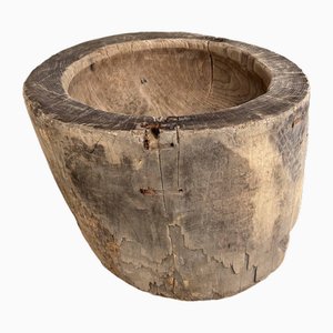 Antique Japanese Rice Mortar, 1890s