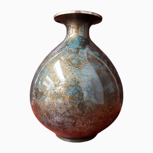 Vaso Ikebana in rame, Giappone, anni '80