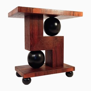 Sculptural Art Deco Side Table attributed to Osvaldo Borsani for Guido Pennati, 1930s