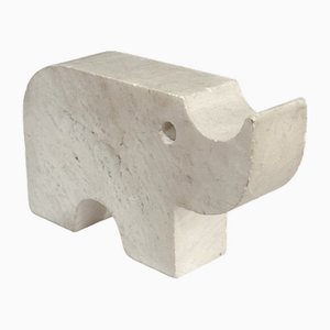 Sculpture Rhino en Marbre attribuée à Enzo Mari pour Fratelli Mannelli, 1970s
