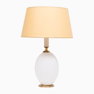 Lampada da tavolo Philips in vetro lattimo di Louis Kalff, 1958