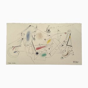 Leszek Rózga, Tingel-Tangel, Dibujo en técnica mixta, 2001