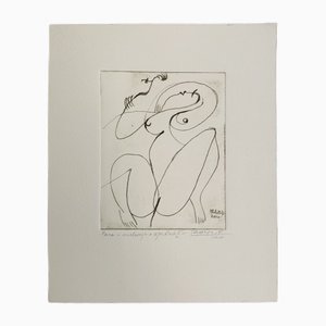 Leszek Rózga, Couple, 2010, Drypoint on Paper