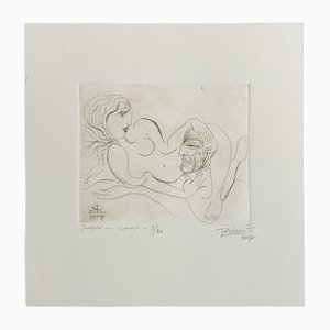Leszek Rózga, Judith, 2007, Drypoint on Paper