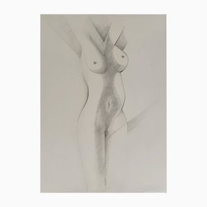 Leszek Rózga, Desnudo, 1998, Dibujo en papel