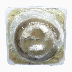 Ice Glass Ceiling Lamp by J. T. Kalmar for Kalmar Franken KG, 1960s