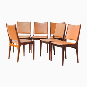 Sedie da pranzo vintage in palissandro di Johannes Andersen per Uldum Møbelfabrik, Rivestimento personalizzabile, anni '60, set di 6