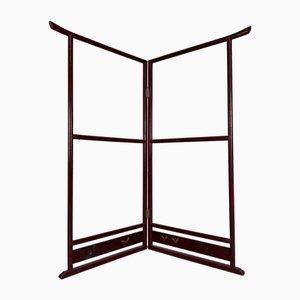 Antiker lackierter japanischer Kranich Kimono Kleiderbügel, 1890er