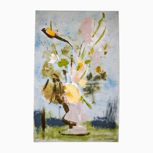 Lucien Fontanarosa, Stillleben, Öl an Bord, 1950er-1960er