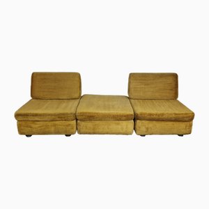 Italian Modular Sofa, 1970s, Set of 3
