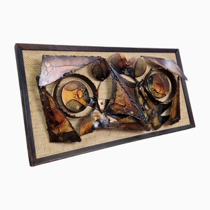 Brutalist Wall Sculpture from Henrik Horst, 1970s