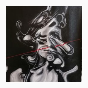 Stefano Mazzolini, F8, Olio su tela