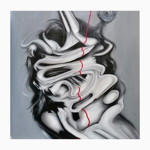 Stefano Mazzolini, F9, Olio su tela