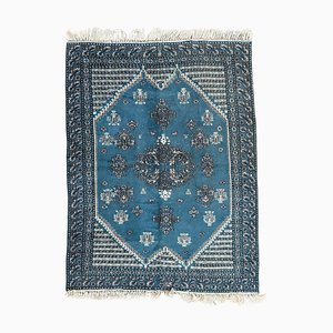 Vintage Rustic Moroccan Rabat Rug, 1960s