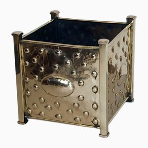 Victorian Square Form Brass Plant Stand