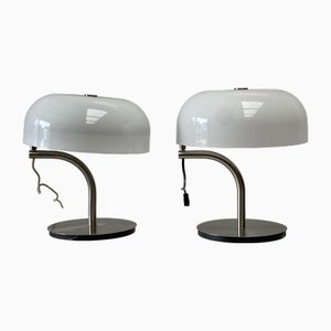Table Lamps by Giotto Stoppino for Valenti, 1980s, Set of 2
