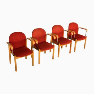 Vintage Sessel von Kinnarps, Schweden, 1980er, 4er Set