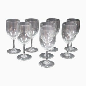 Kristallglas Service für Wein von Baccarat, Frankreich, 8 . Set