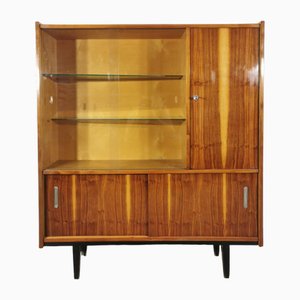 Librería Mid-Century de madera