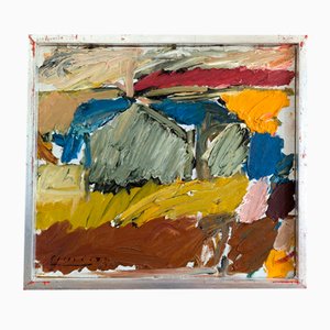 Abstracto exuberante, años 50, Pintura al óleo