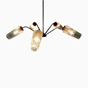 Große Mid-Century Hängelampe, 1960er