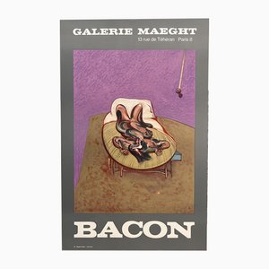 Poster litografico di Francis Bacon, 1966