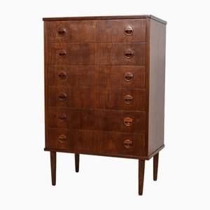 Mid-Century Teak Kommode, Dänemark, 1960er