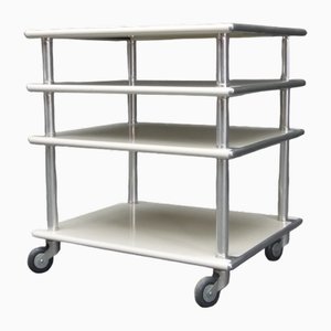 Mid-Century Barwagen aus Metall & Aluminium, 1970er