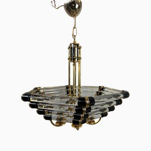Sechseckige Vintage Lampe von Bakalowits & Söhne