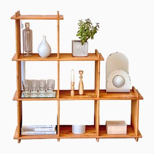 Pine Staircase Shelf in the Maison Regain, 1980s